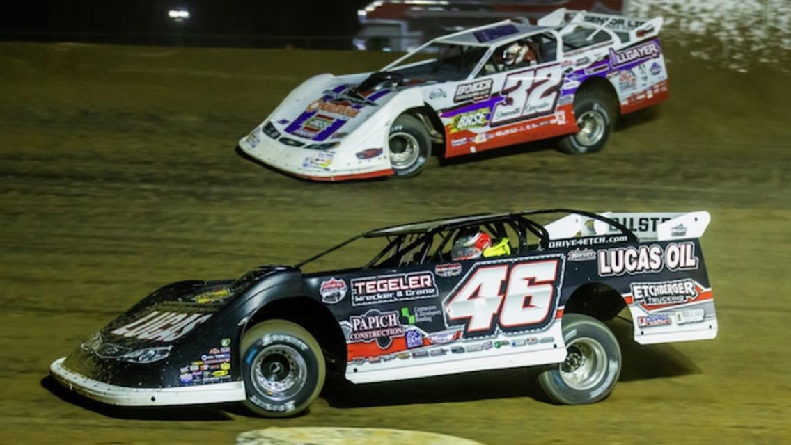 Atomic Speedway (Chillicothe, OH) – Lucas Oil Late Model Dirt Series – Buckeye Spring 50 – March 20th, 2022. (Heath Lawson photo)