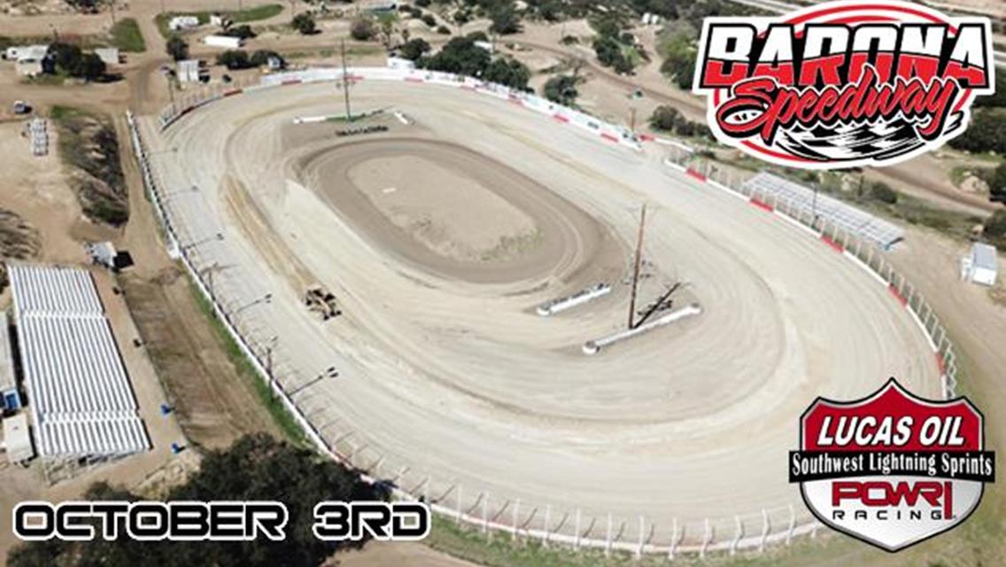 POWRi Southwest Lightning Sprints Set to Spice-Up Barona Speedway