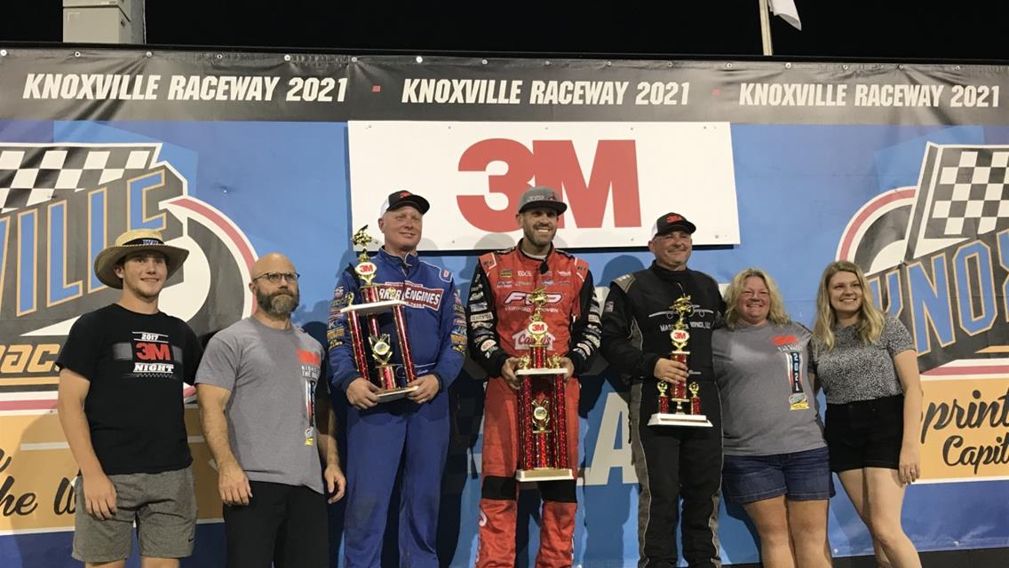 Brian Brown Earns $5,000 With Return to Victory Lane at Knoxville