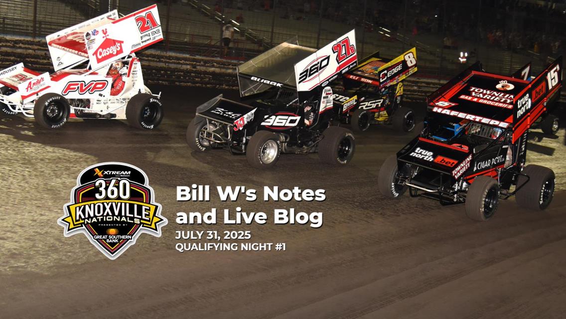 Bill W's Notes for 7/31