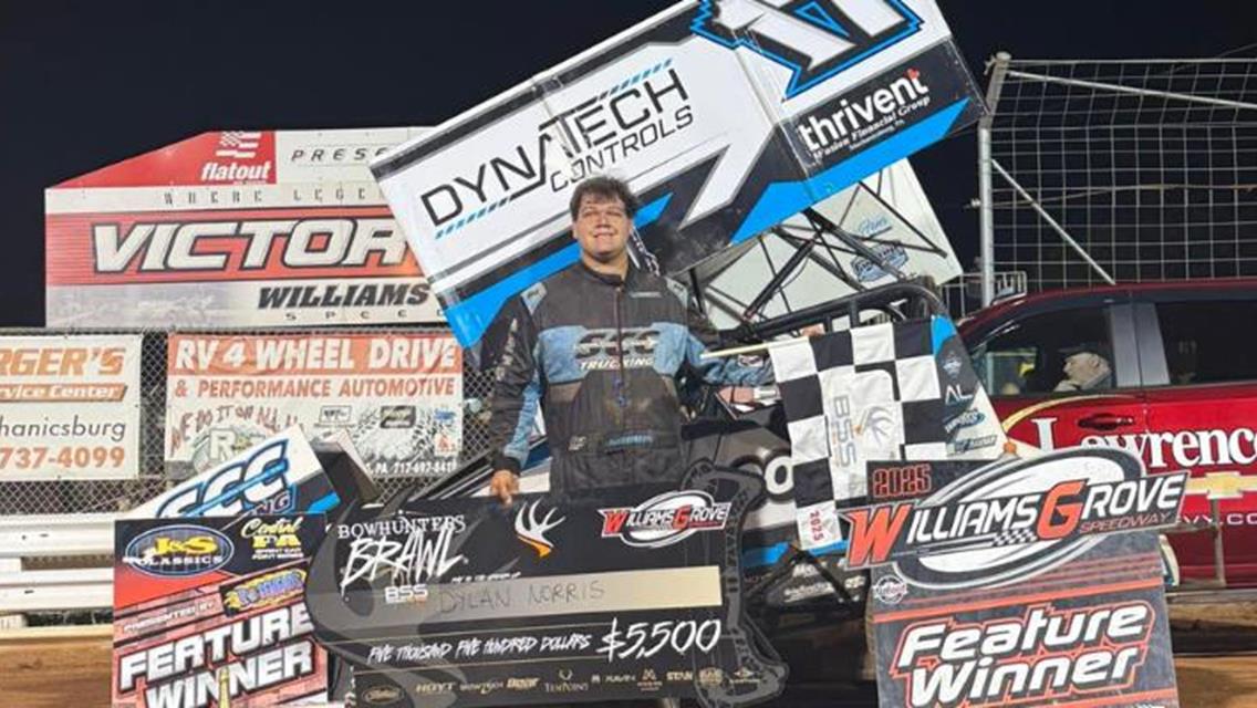 Dylan Norris Victorious In Williams Grove 410 Sprints For Second Of Career, Derek Locke Returns To 358 Winner’s Circle