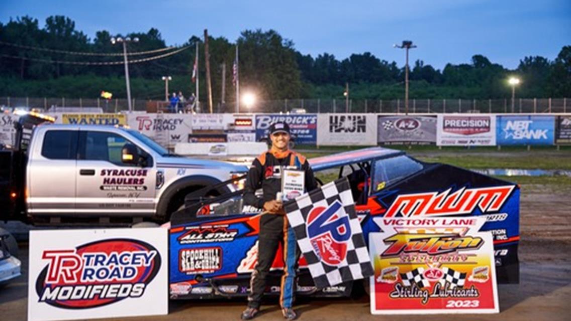 Derek Webb Wins First Ever Exciting Fulton Speedway Modified Feature: DIRTcar 358 Modified Series and Sportsman Shootout Qualifier Wednesday, June 21