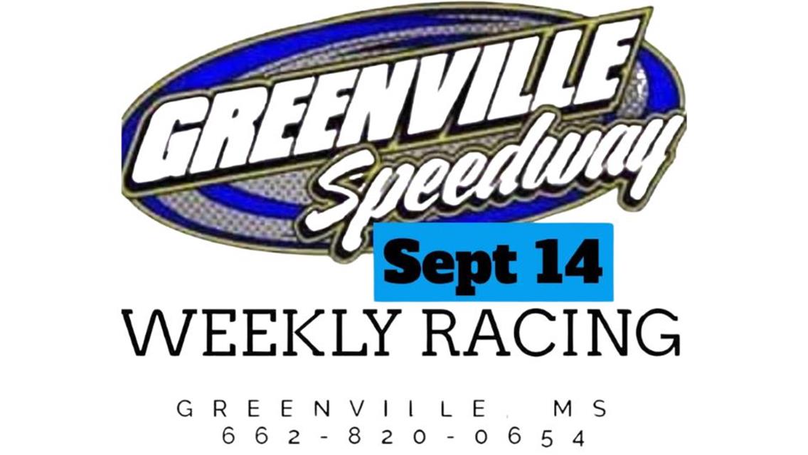 Weekly Racing Action Continues at Greenville on September 14th