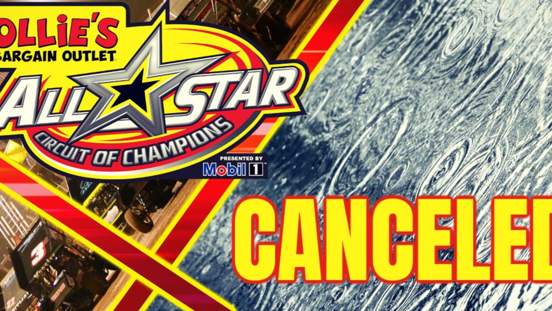 Impending forecast forces All Stars to cancel Sunday appearance at Volunteer Speedway