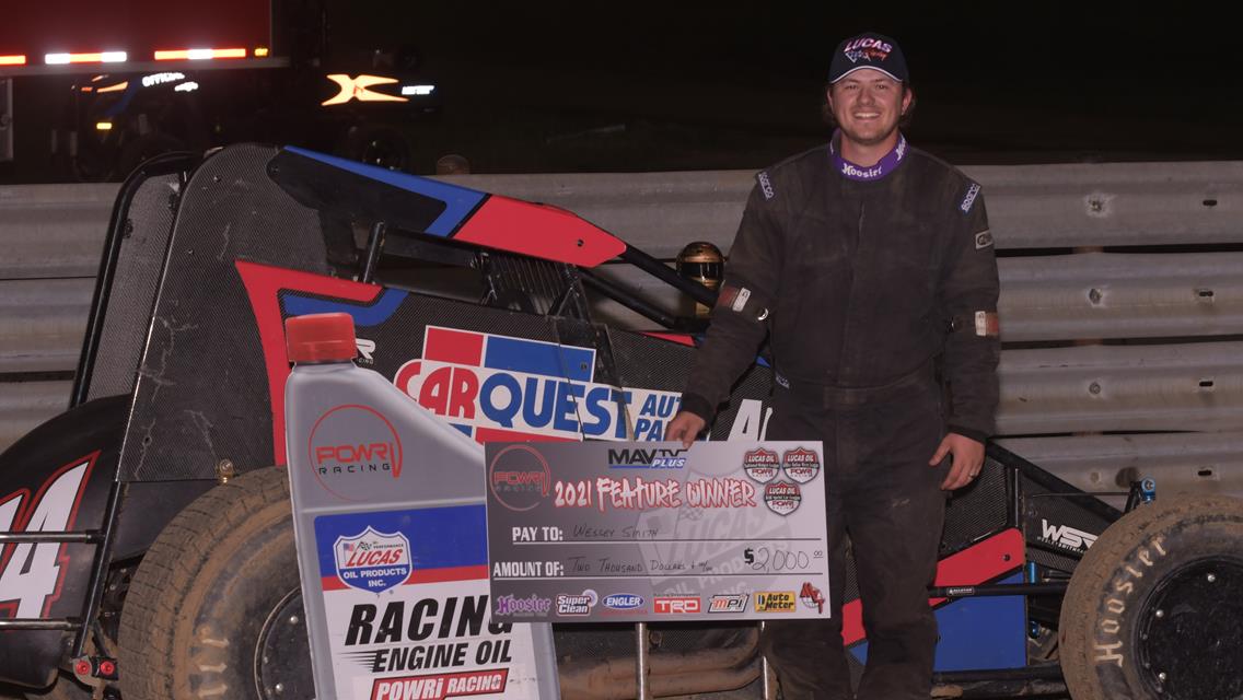 Wesley Smith Captures POWRi WAR I-70 Innovational Opening Night Victory