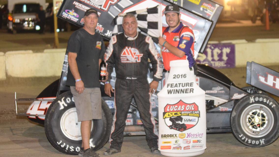 Johnny Herrera Claims Black Hills Victory With Lucas Oil ASCS National Tour