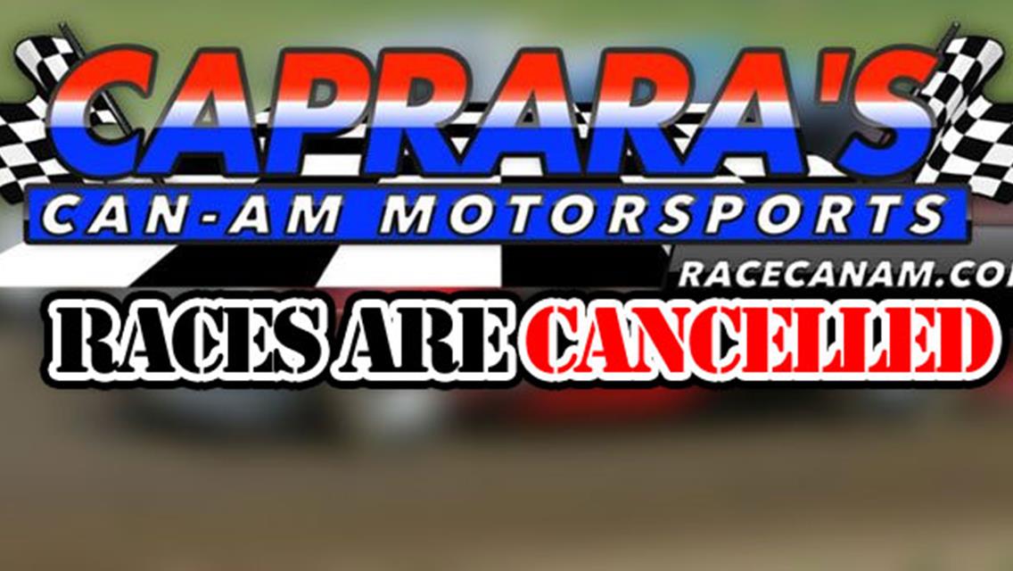 Kart Races For August 4th Are Cancelled