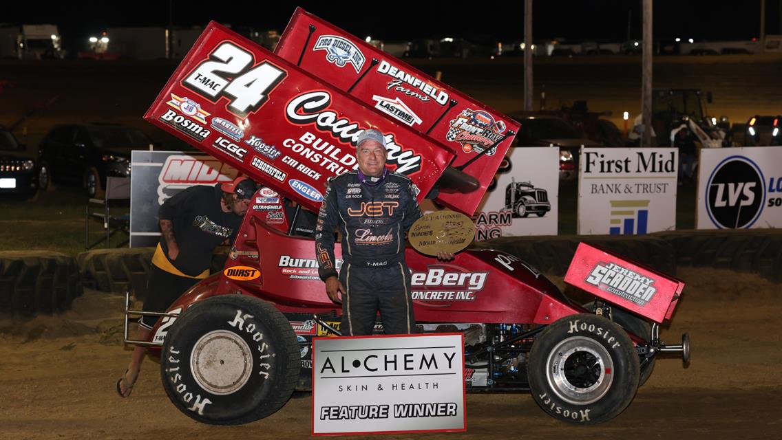 Terry McCarl Tames Spoon River High Banks with Mohrfeld Solar Sprint Invaders!