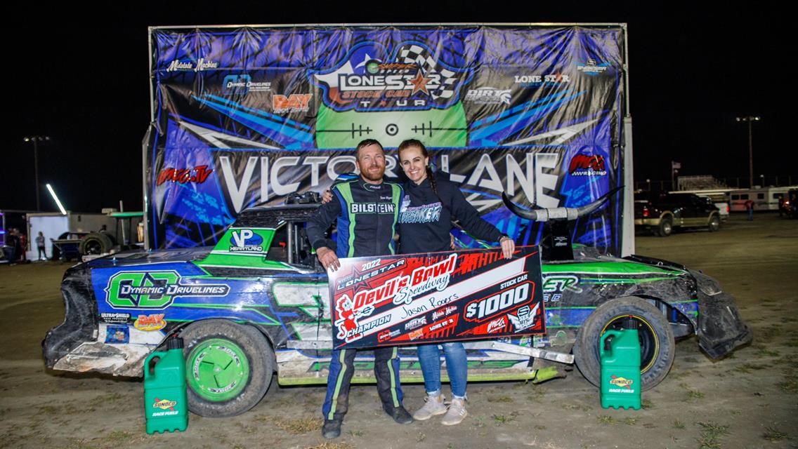 Row six start an advantage for Rogers in  IMCA Lone Star Tour win at Devil’s Bowl