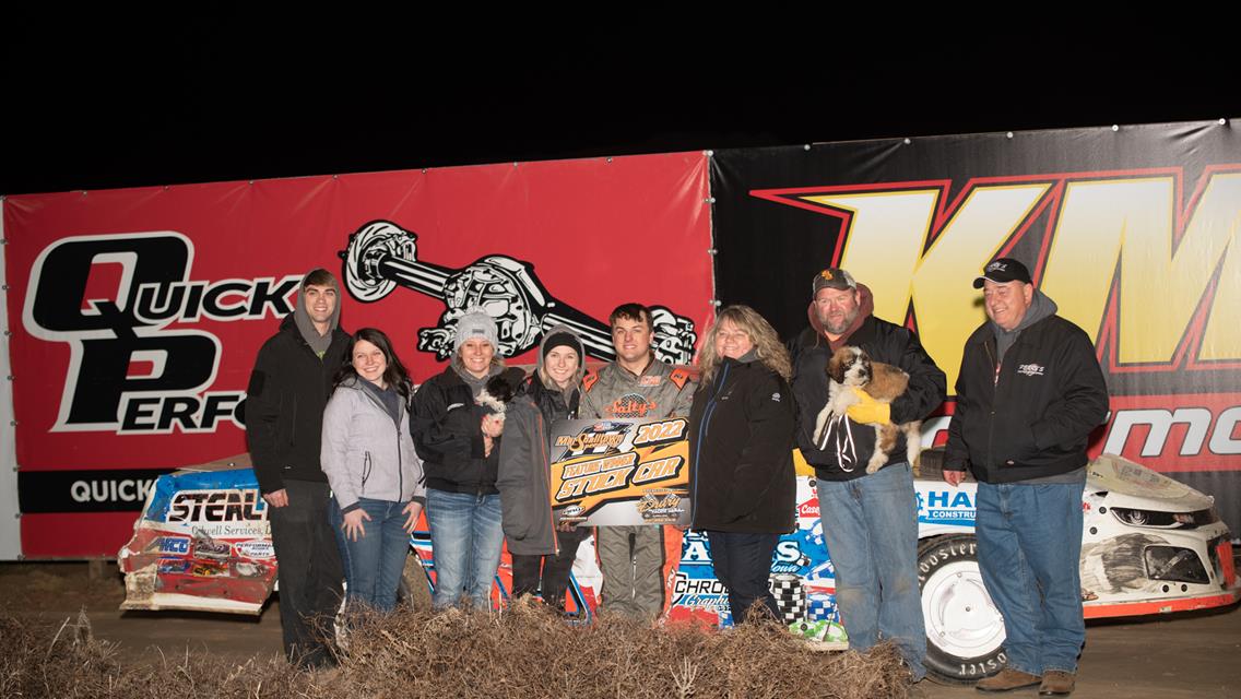 Thornton doubles up on 2022 Season Preview night at the Marshalltown Speedway