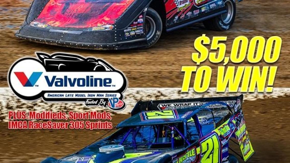 Valvoline American Late Model Iron-Man Series Fueled by VP Racing Fuels Back in Action with 21st Annual Iron-Man Classic at Atomic Speedway