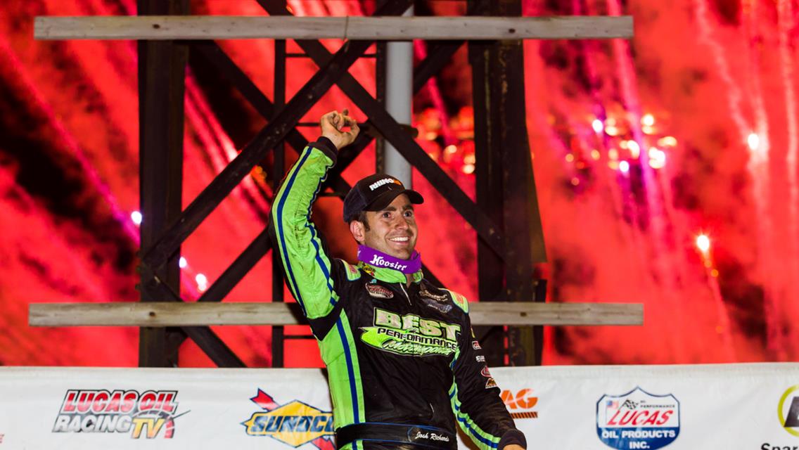 Richards Wins Dirt Track World Championship; Clinches First Lucas Oil Title