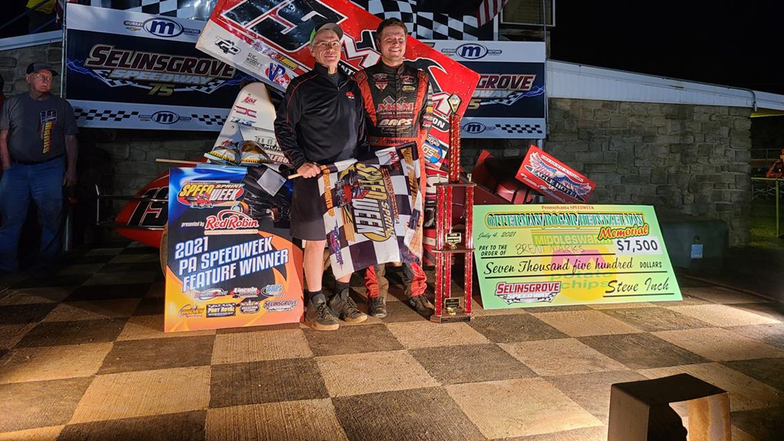 Jason Martin Dominates Independence Day at Belleville High Banks with United Rebel Sprint Series