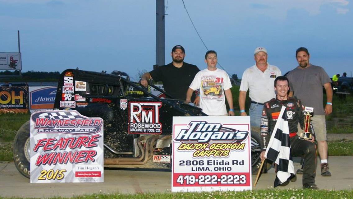Kody Swanson wins Waynesfield Raceway Park 6/13/15