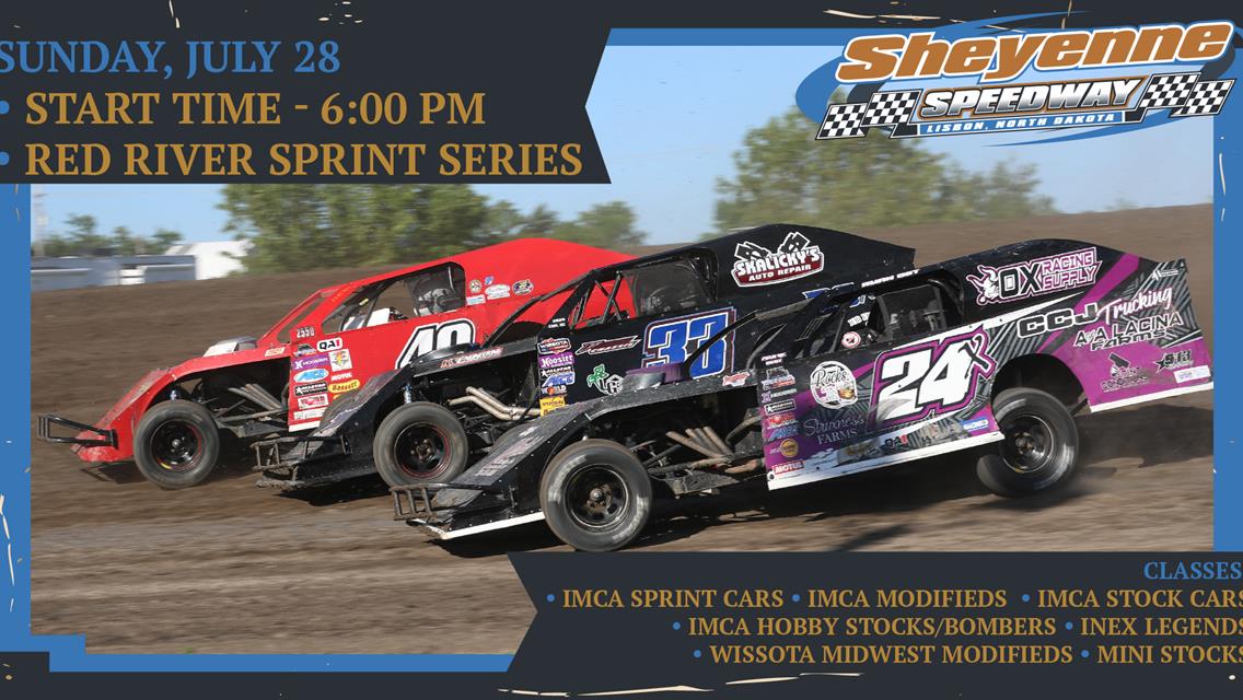 Sunday, July 28 (6:00 pm) - Red River Sprint Series