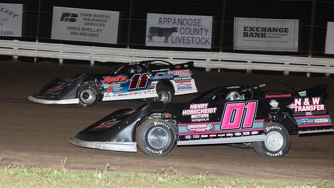 Scotland County Speedway (Memphis, MO) – Malvern Bank East Series – April 25th, 2025. (Mike Ruefer photo)