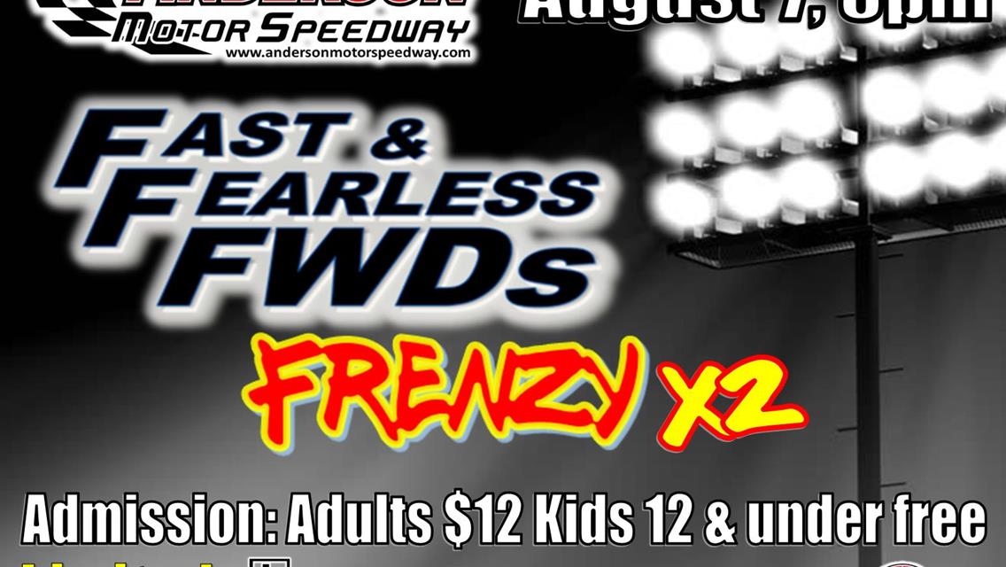 NEXT EVENT: FWD Frenzy x2 Friday August 7, 8pm