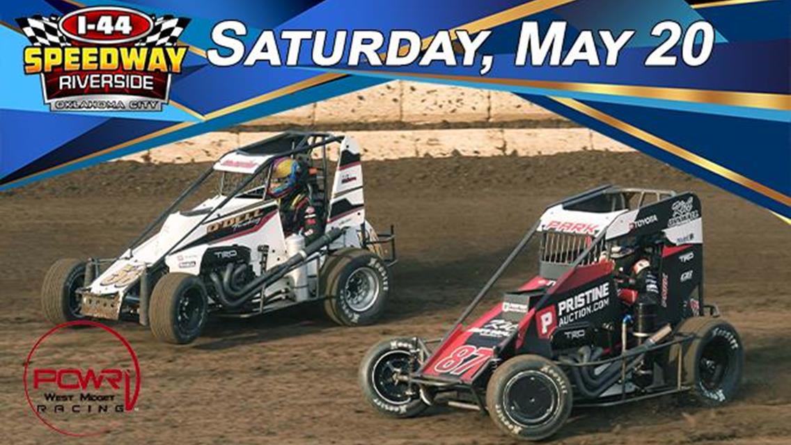 I-44 Riverside Speedway Stand-Alone Event Approaches for POWRi West Midget League