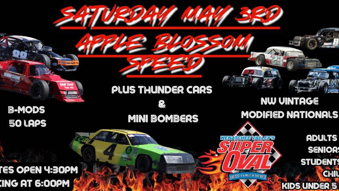 Apple Blossom Speed May 3rd