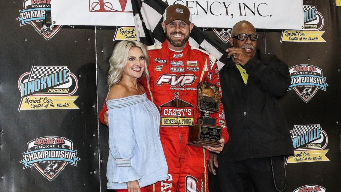 Brown Posts Fifth Consecutive Week With a Win at Knoxville Raceway