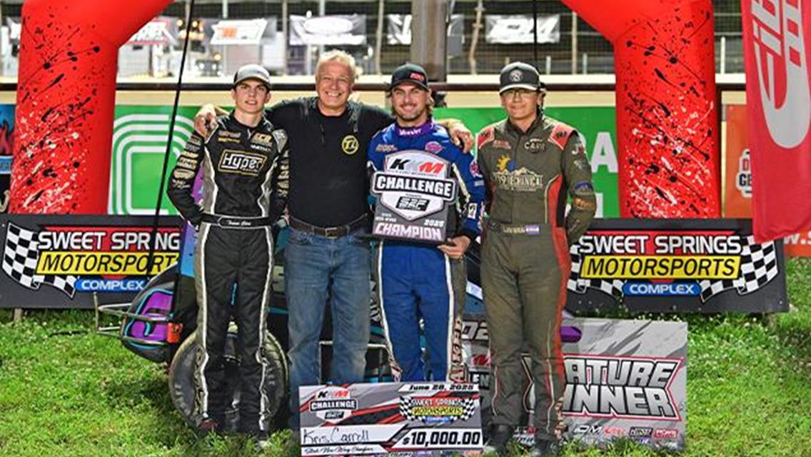Kris Carroll Claims POWRi Stock Non-Wing Micro KKM Challenge Championship Night Victory
