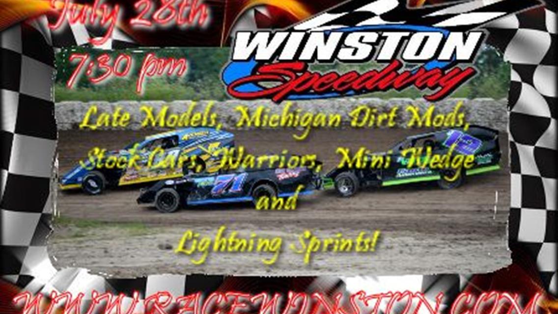 Full Program and Lightning Sprints at Winston Speedway!