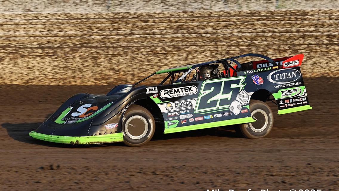 Sycamore Speedway (Maple Park, IL) – MARS Late Model Championship Series – Sycamore Showcase – August 8th, 2025. (Mike Ruefer photo)