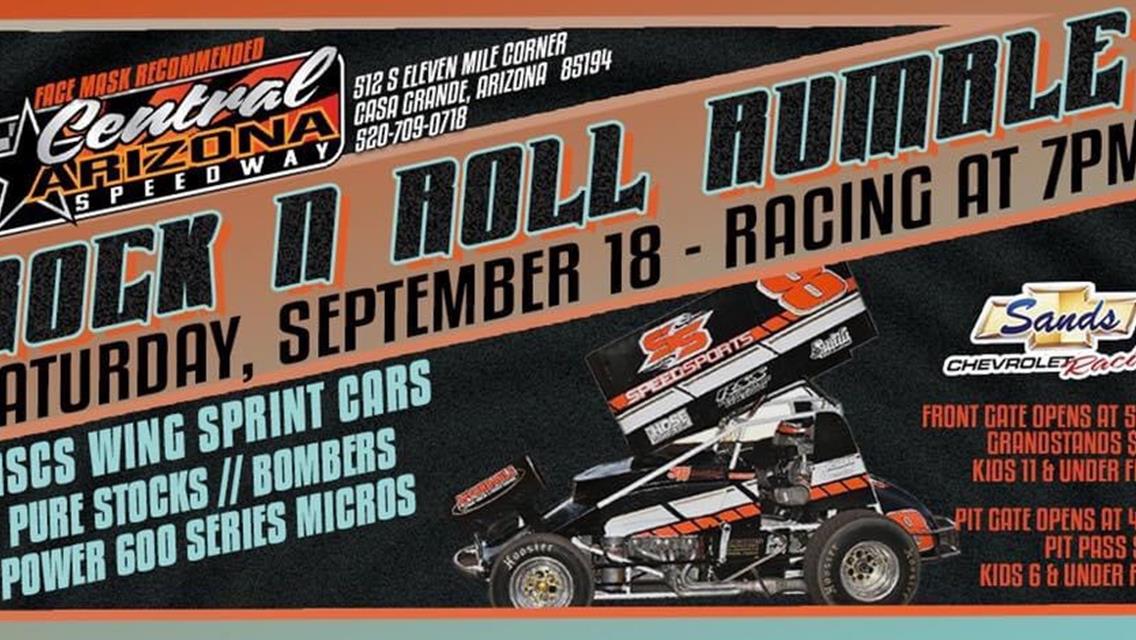 ASCS Southwest At Central Arizona Speedway This Saturday