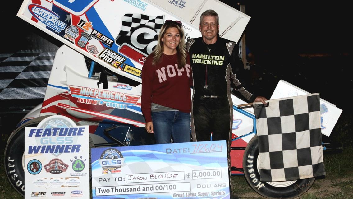 JASON BLONDE SECURES HIS FIRST FEATURE WIN WITH GLSS