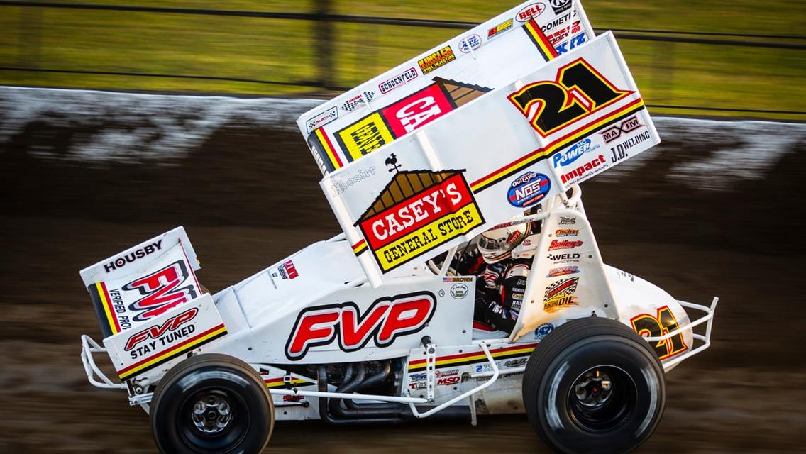 Brian Brown Highlights Four-Race Weekend at Eldora Speedway With Top 10
