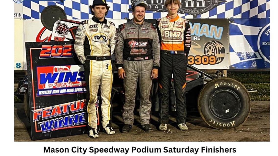 Friday &amp; Saturday Podium Winners - Mason City Speeday