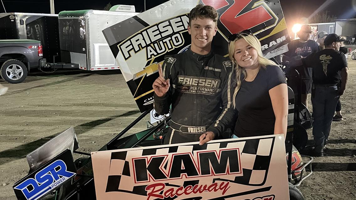 Friesen Doubles Up, Pipe, and Geiger Victorious on Friday at KAM Raceway!