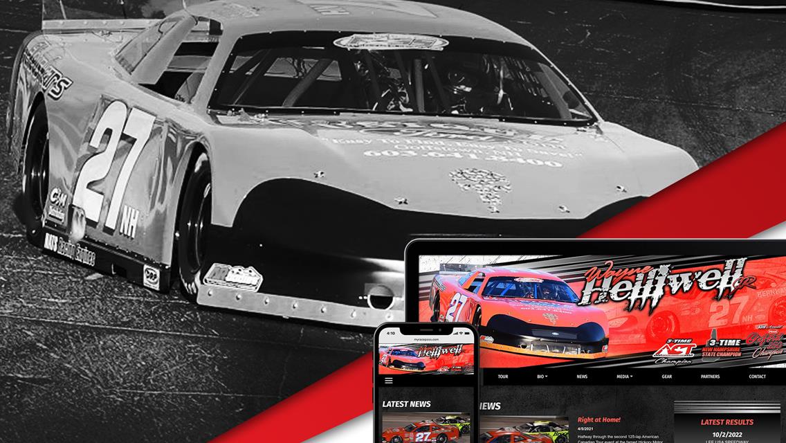 Revving Up the Fan Experience: Wayne Helliwell Jr. Launches Redesigned Website