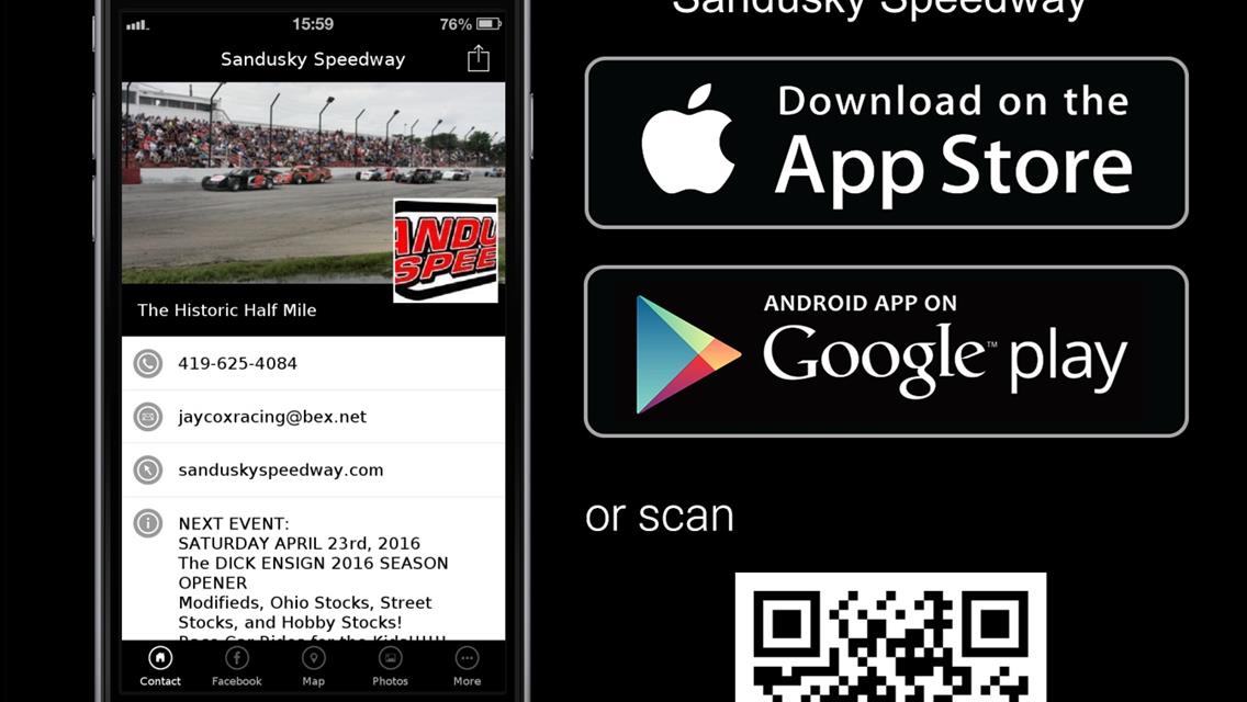 Sandusky Speedway App Now Available!