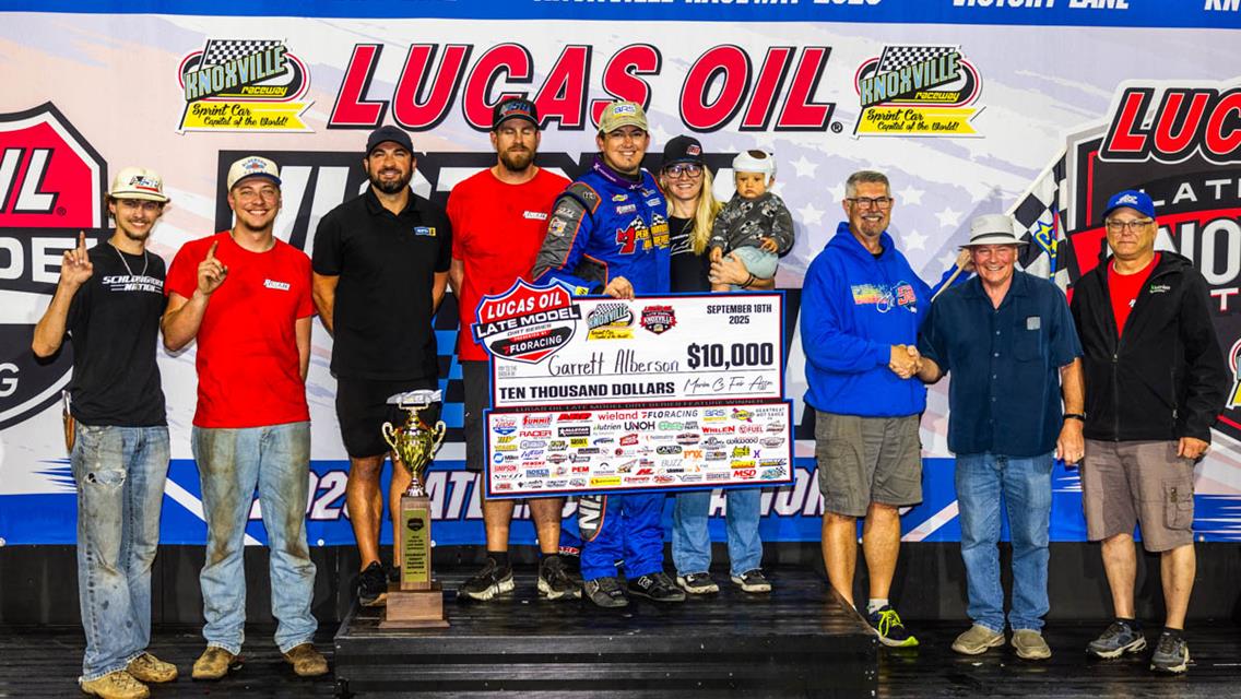 Alberson Wins Late Model Knoxville Nationals Opener