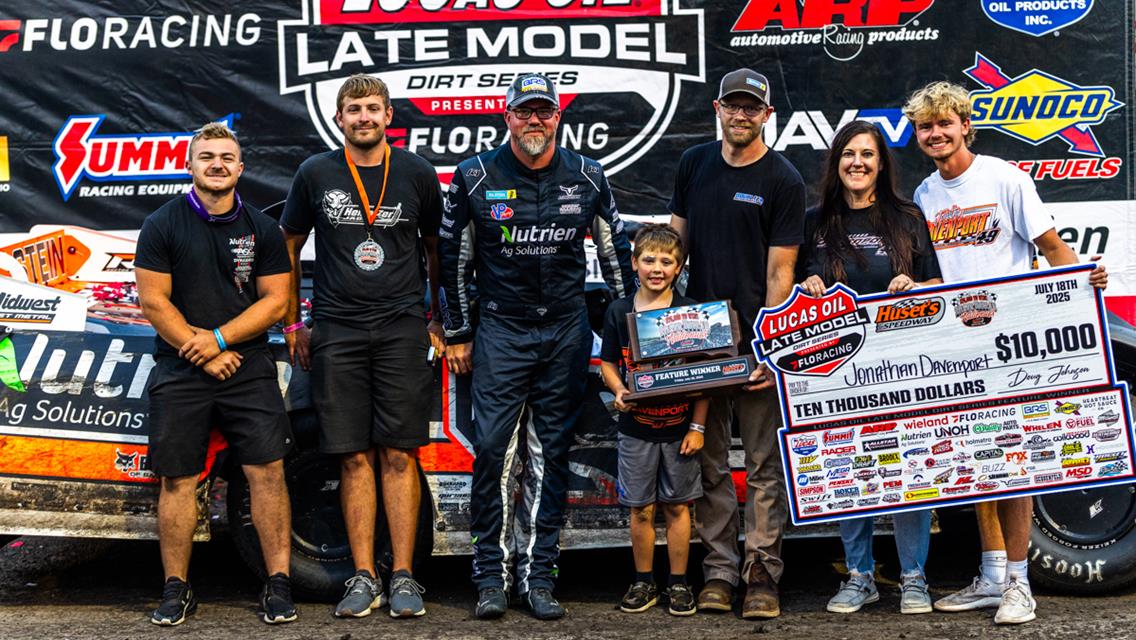 Davenport Scores First Career Huset’s Victory