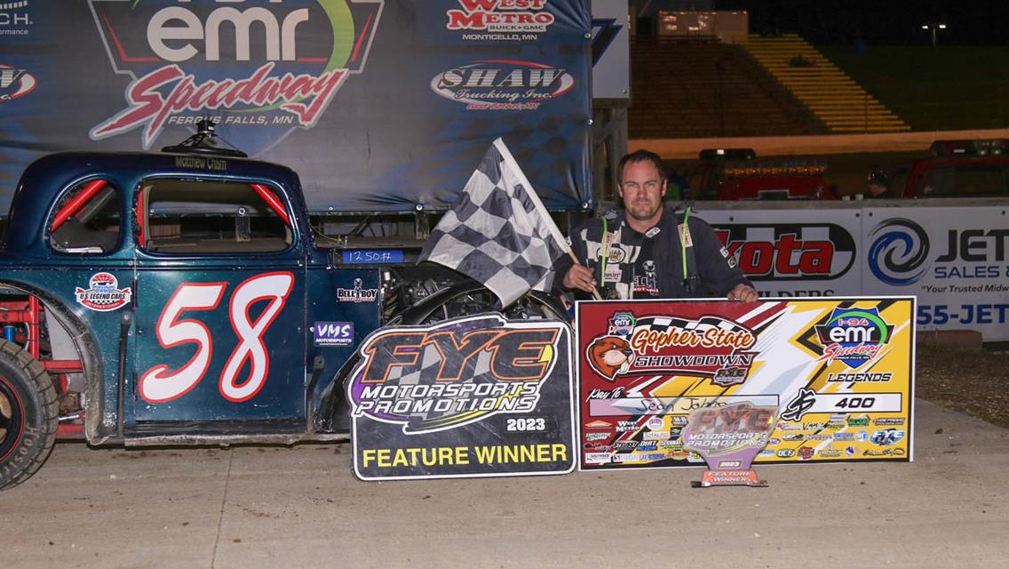 Ebert, Vang Grab Gopher State Showdown Wins at I-94 EMR Speedway