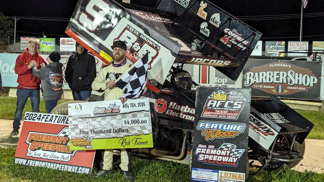 Trey Jacobs adds his name to the record books at Fremont Speedway; Sebetto wins thrilling 305 feature; Miller earns 2nd straight track victory
