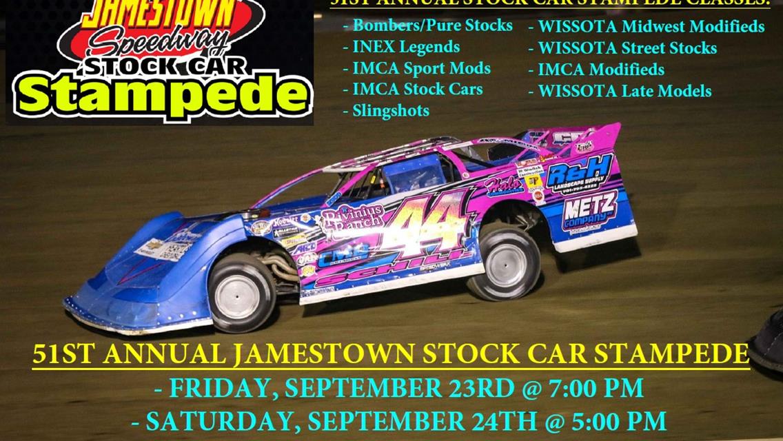 51st Annual Jamestown Stock Car Stampede - September 23rd &amp; 24th