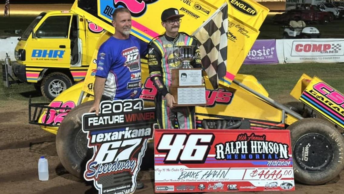 Blake Hahn Wins The Ralph Henson Memorial At Texarkana 67 Speedway