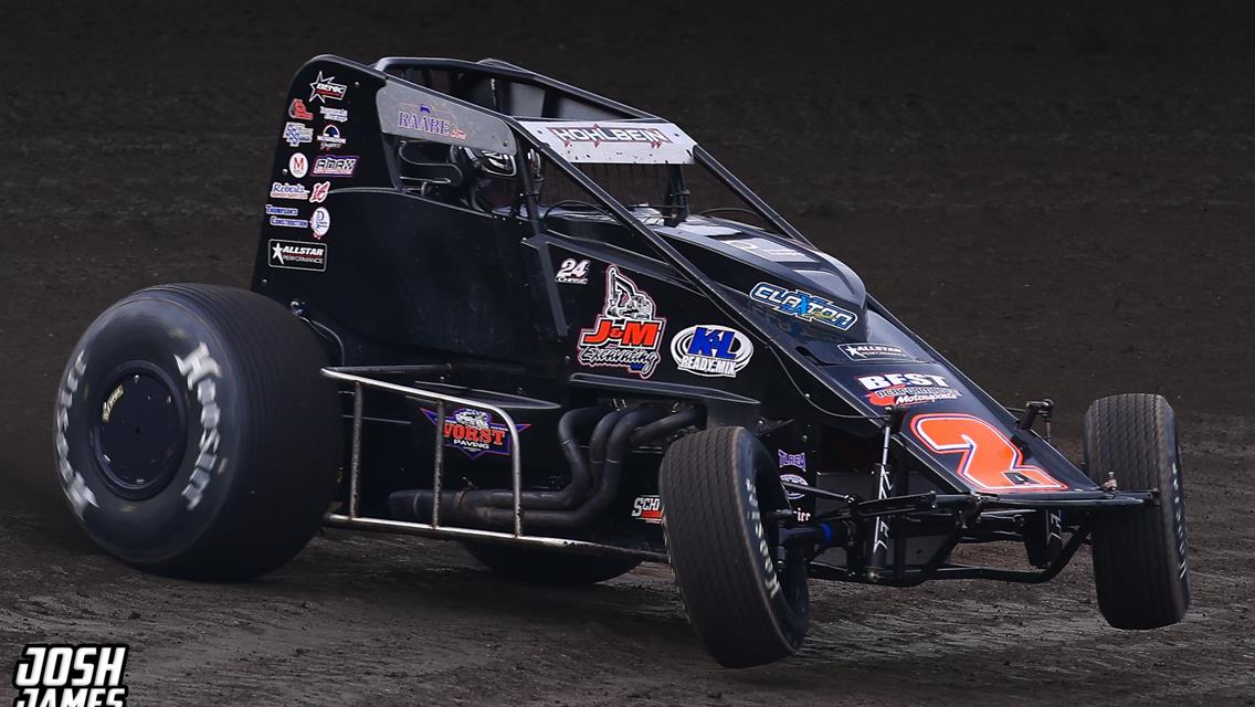 Tri-State Speedway (Haubstadt, IN) – USAC AMSOIL Sprint Car National Championship – Spring Showdown – May 10th, 2025. (Josh James Artwork)