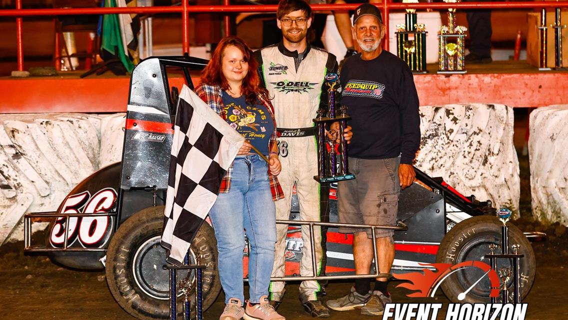 Mitchell Davis Drives to POWRi IMRA Victory at Macon Speedway
