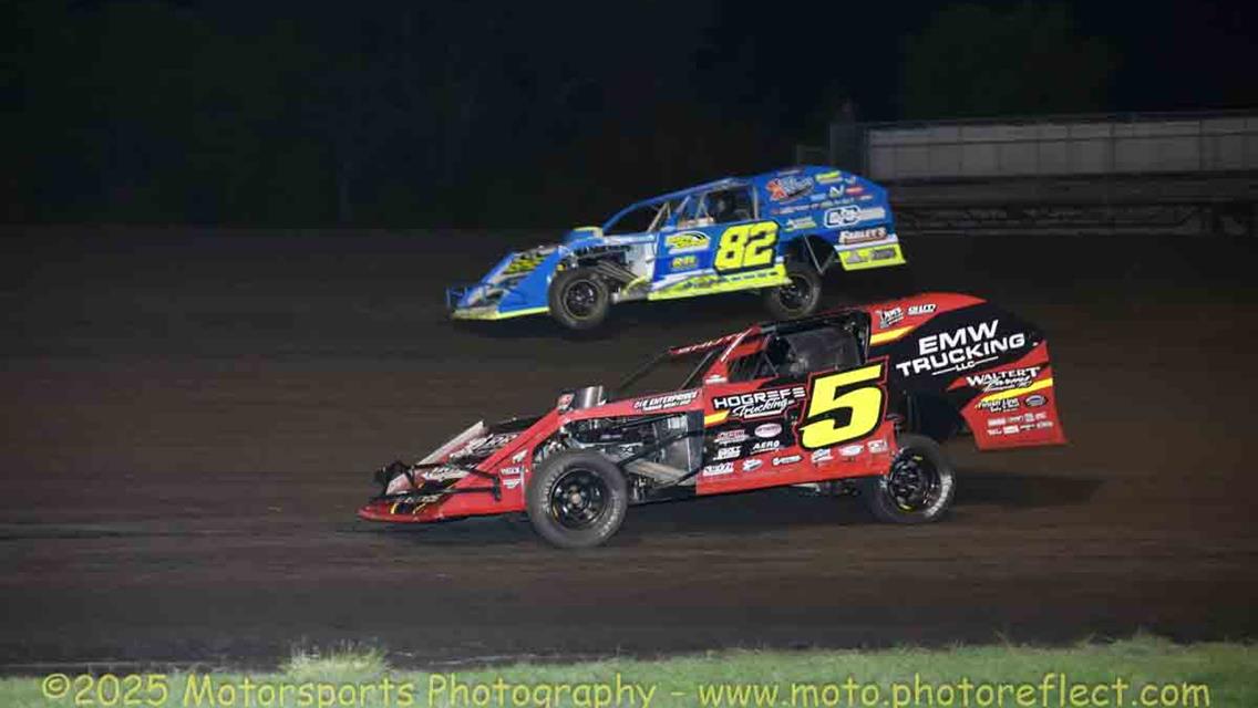 Laney and Avila take Anniversary checkers at Boone Speedway.
