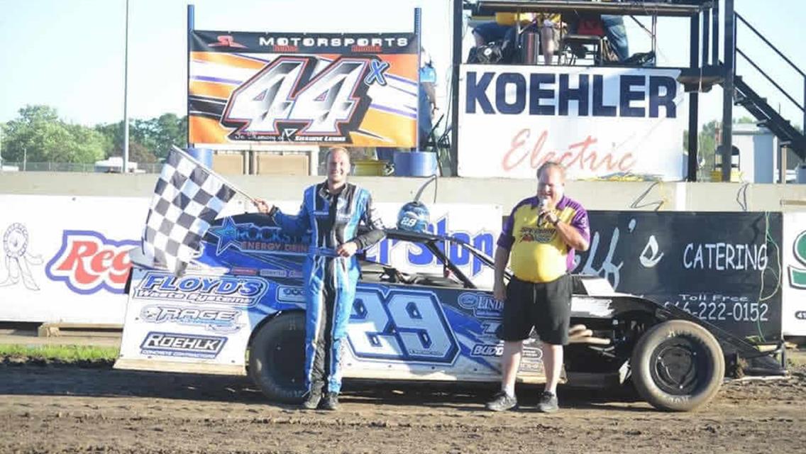 Spencer Diercks takes home Modified victory in remake at Davenport