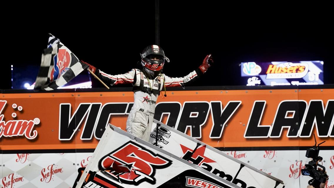 Timms, Barger and Dann Net First Huset’s Speedway Victories of Season During Goodin Company Night
