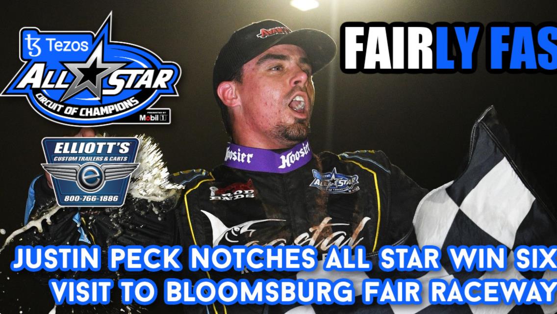 Justin Peck notches All Star win six in visit to Bloomsburg Fair Raceway