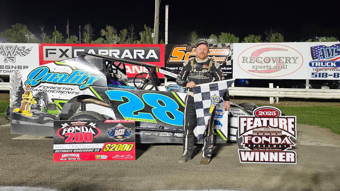 TRAUTSCHOLD EARNS FIRST EVER MODIFIED WIN IN THE UNDERDOG 33 AT FONDA