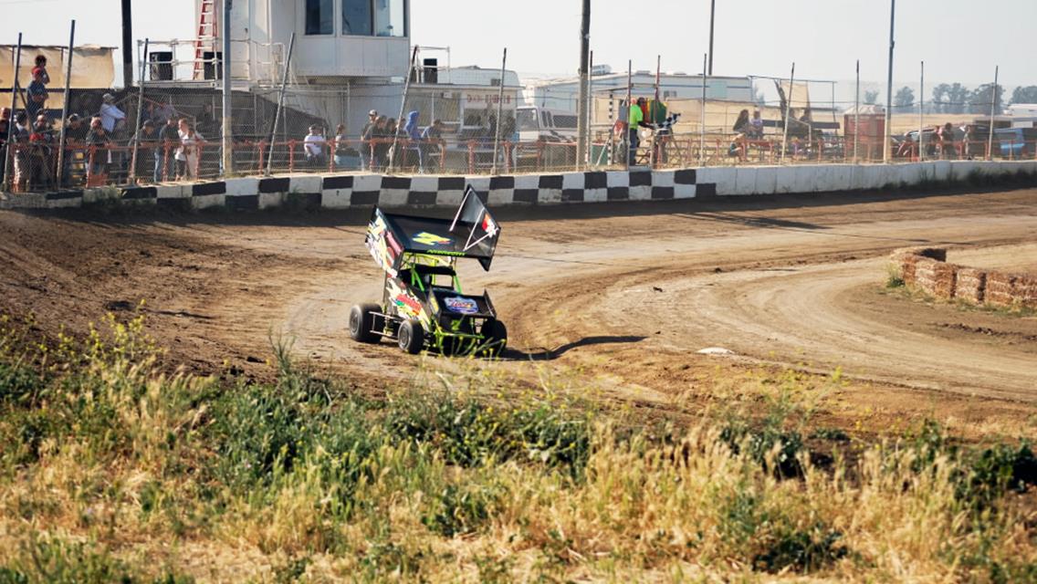 Jake Andreotti Scores First Super 600 Micro Sprint Car Win For a Mother’s Day Gift