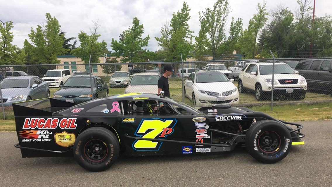 Jake makes Modified racing debut at All American Speedway in Roseville, CA