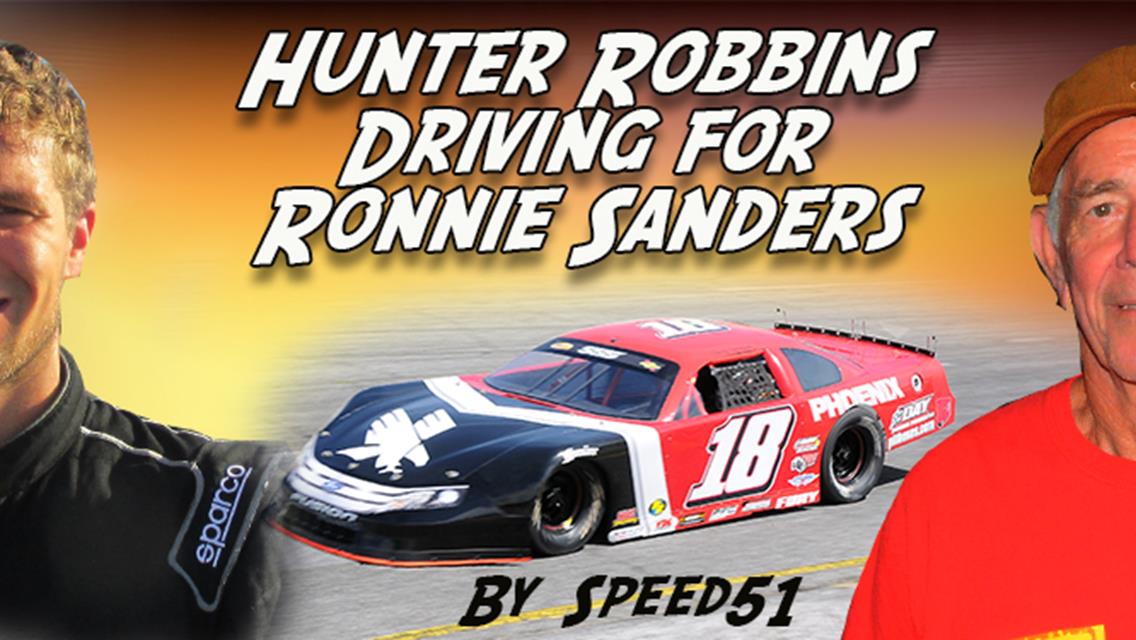 Hunter  Robbins tapped by Ronnie Sanders as his Snowball Driver